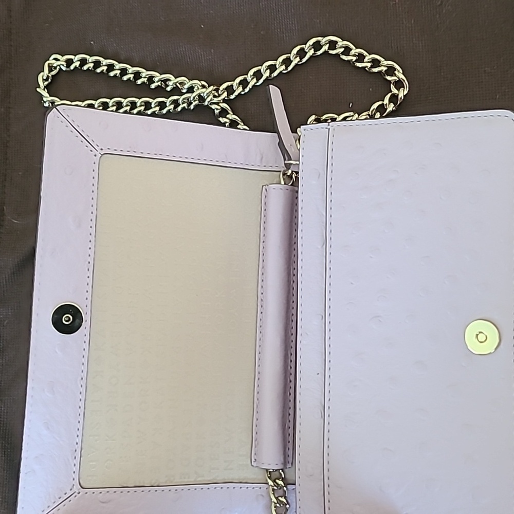 Kate Spade Lilac Crossbody Bag with Chain - Picture 7 of 10